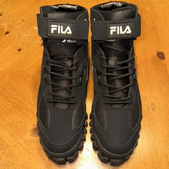 Men’s FILA Yak Boots Work / Lifestyle 1BM01276-013 Black NEW