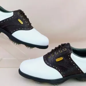 MENS FOOTJOY DRYJOY GOLF SHOES; SIZE 9.5 WIDE