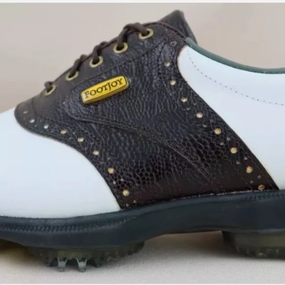 MENS FOOTJOY DRYJOY GOLF SHOES; SIZE 9.5 WIDE