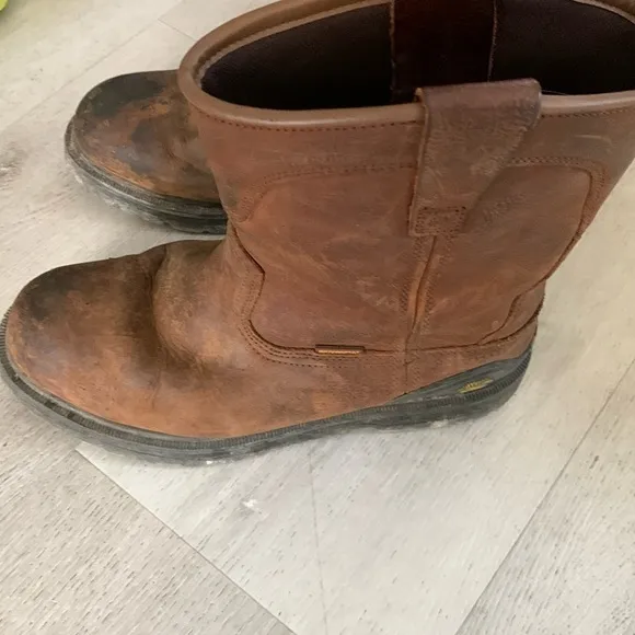 Men’s Herman Survivor Bison Work Safety Boots size 9.5 brown work