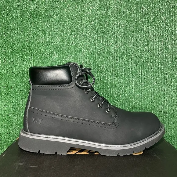 Men's Hi-Tec Reznor 6&quot; Soft Toe Black Work Boots Size 10‎ New With Original Box