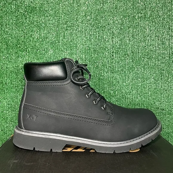 Men's Hi-Tec Reznor 6&quot; Soft Toe Black Work Boots Size 10.5 New With Original Box