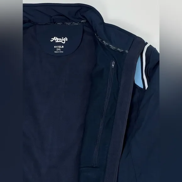 Men’s Insulated Winter Jacket Warm Fleece Coat Outerwear Waterproof Big And Tall