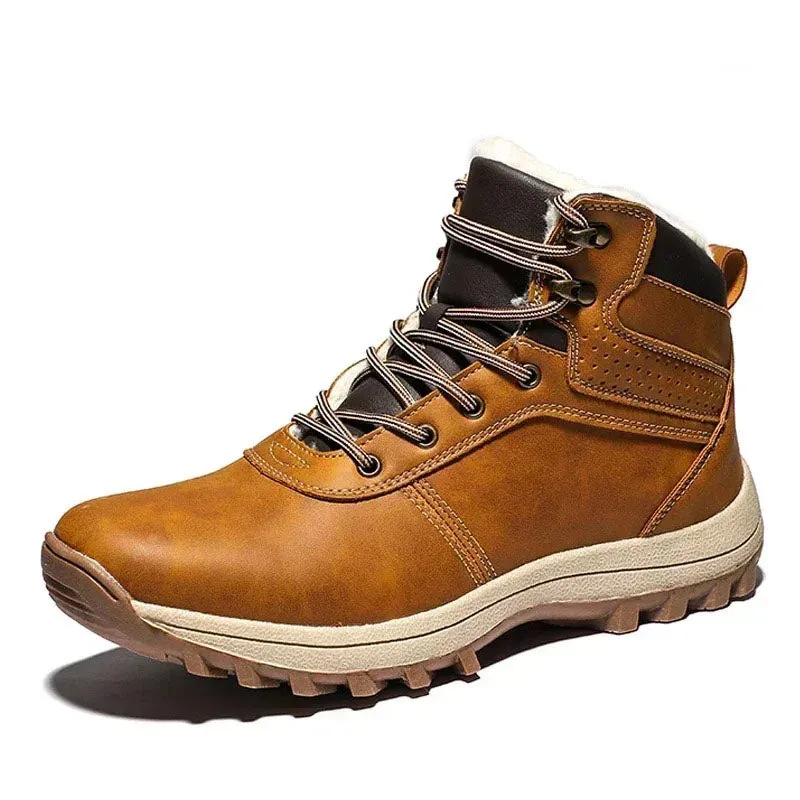 Mens leather boots