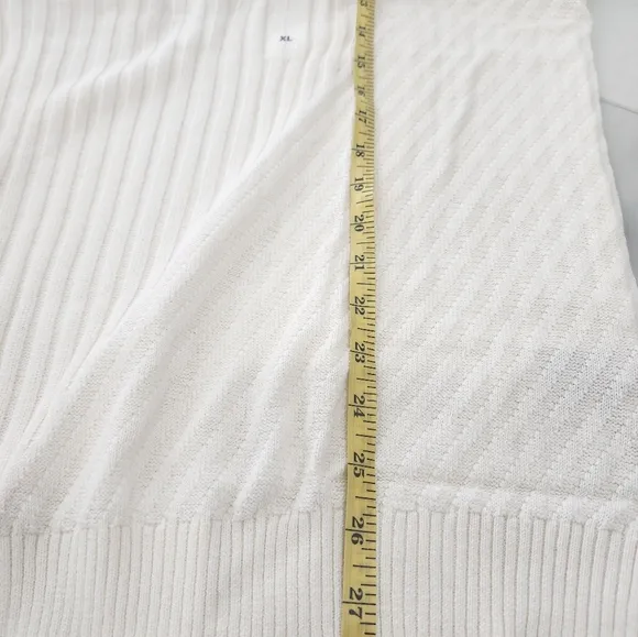 Men's  Mew With Tags I.N.C. Cream Pullover Ribbed  Sweater