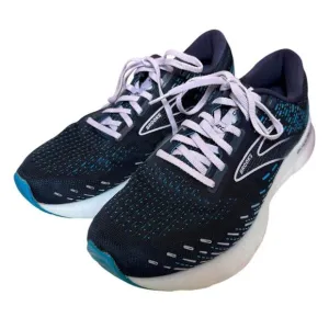 Men's Navy Blue / Purple Glycerin 20 Brooks Wide Running Shoes-US 9.5 / EU 41