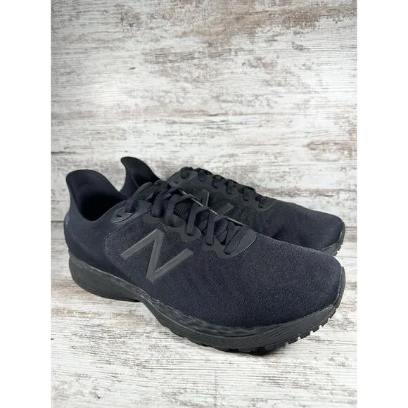 Men's New Balance Fresh Foam 860 V11 Black Running Shoes Sz 14 4E (X-Wide) Gym