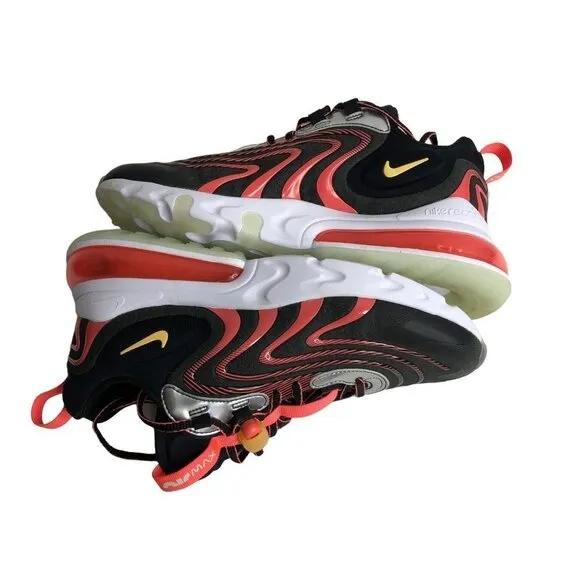 Men's Nike Air Max 270 React Engineered Running Shoes, size 8 CW7302- 001