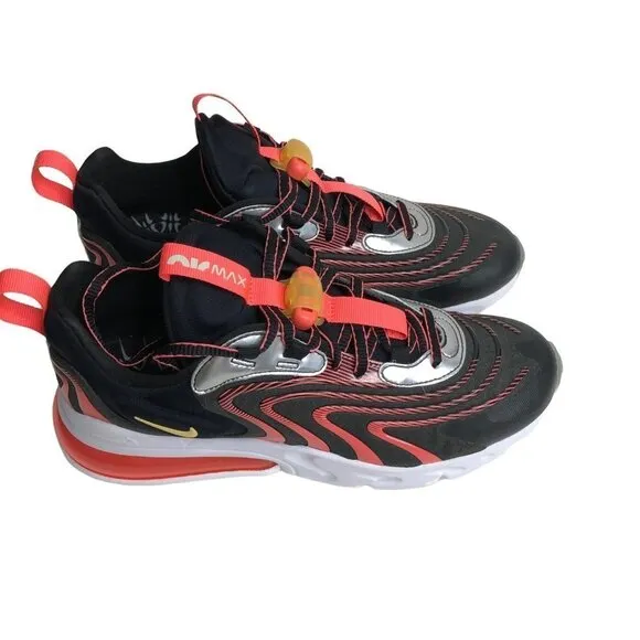 Men's Nike Air Max 270 React Engineered Running Shoes, size 8 CW7302- 001