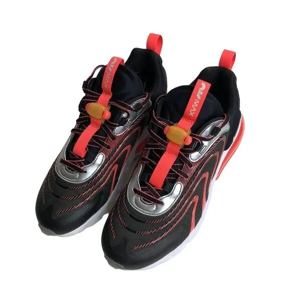 Men's Nike Air Max 270 React Engineered Running Shoes, size 8 CW7302- 001
