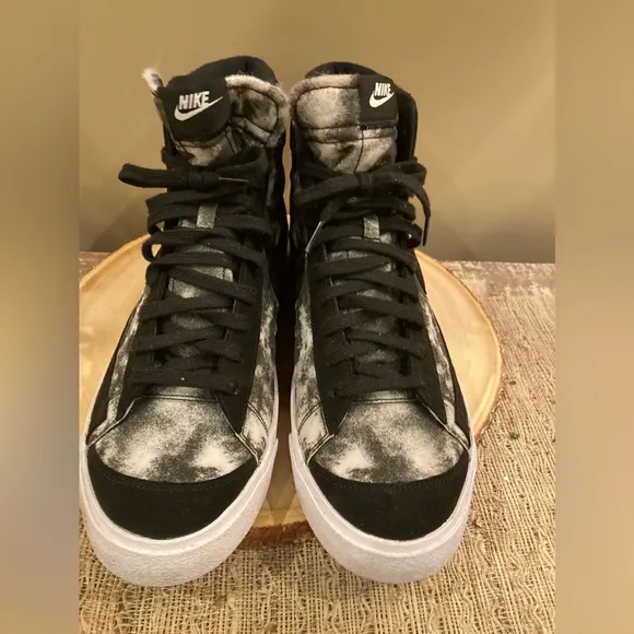 Men’s Nike Blazer ID By You Grey Camo Black DN4115-991 Sz-14
