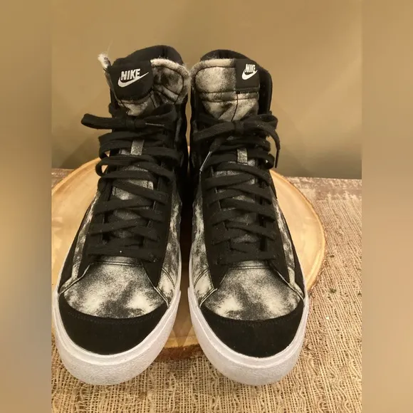 Men’s Nike Blazer ID By You Grey Camo Black DN4115-991 Sz-14