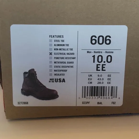 Men’s Red Wing 606 Leather Work Boots