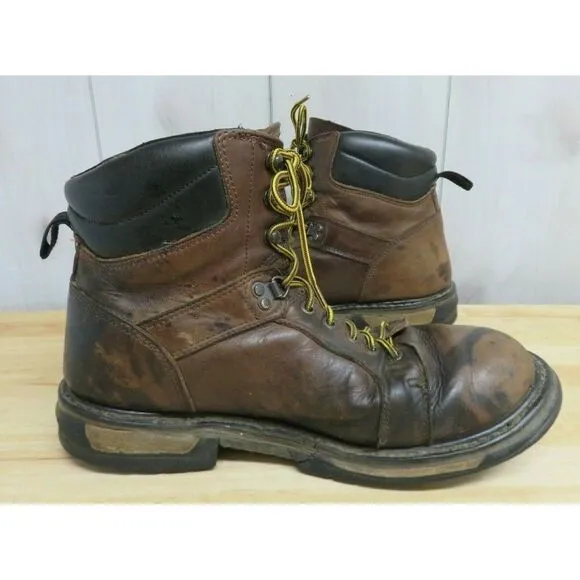 Mens Rocky Ironclad Waterproof Boots 5703 Size 14 W Brown Leather Workwear‎