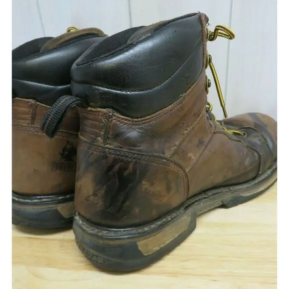 Mens Rocky Ironclad Waterproof Boots 5703 Size 14 W Brown Leather Workwear‎