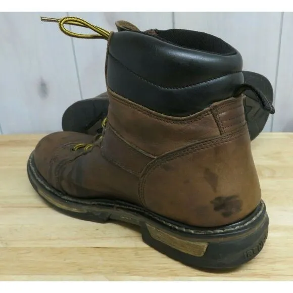Mens Rocky Ironclad Waterproof Boots 5703 Size 14 W Brown Leather Workwear‎