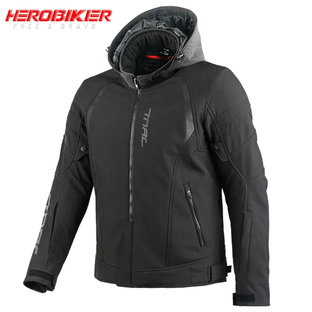 Men’s Waterproof Motorcycle Jacket – 4-Season Riding Protection