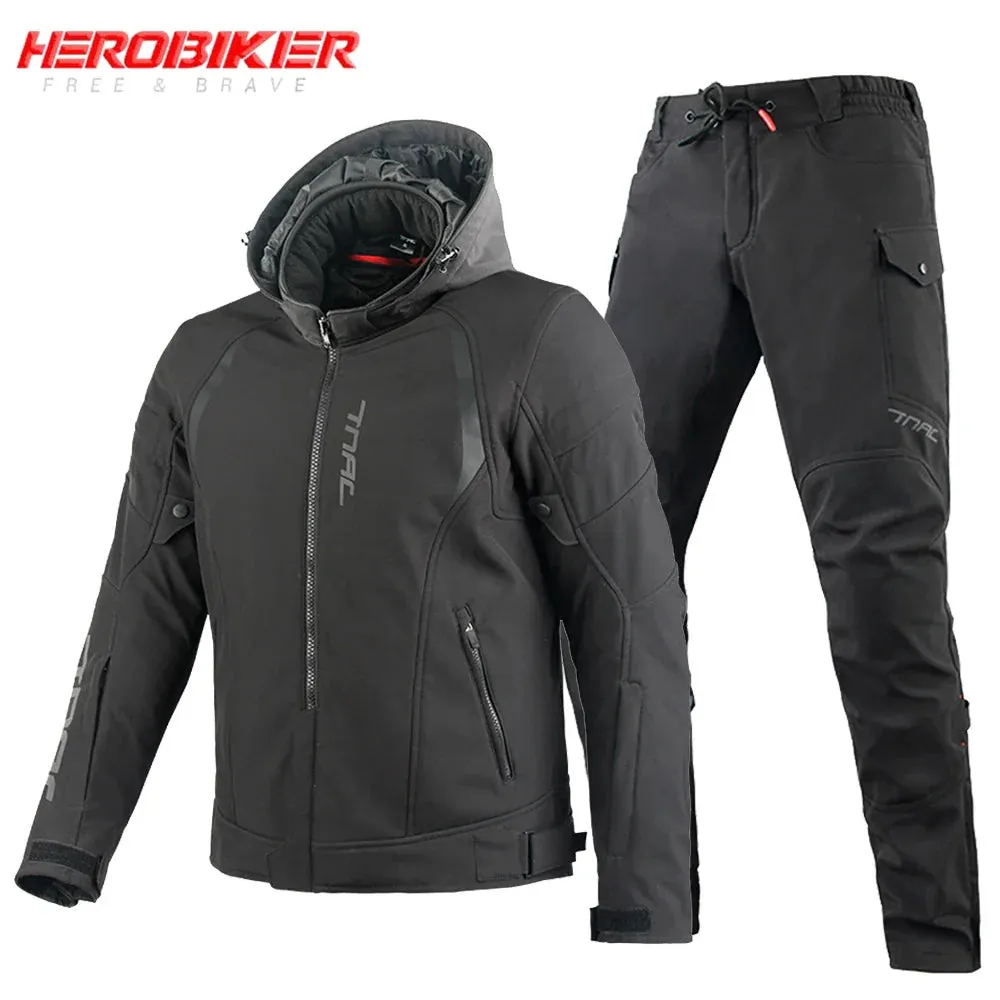Men’s Waterproof Motorcycle Jacket – 4-Season Riding Protection
