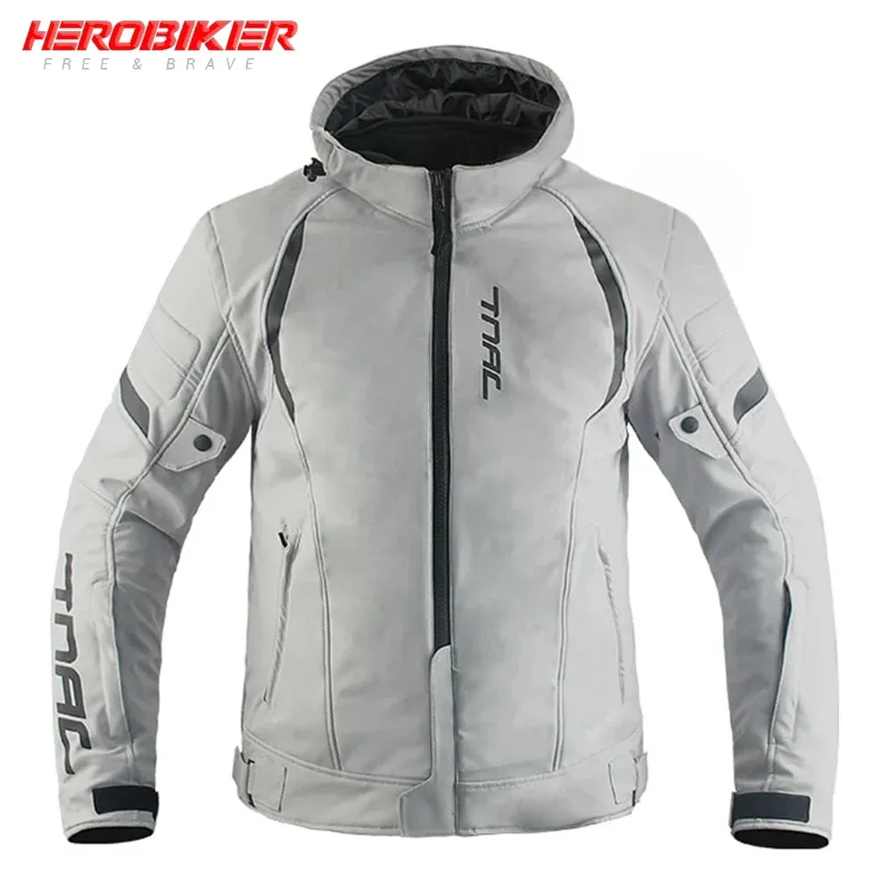 Men’s Waterproof Motorcycle Jacket – 4-Season Riding Protection