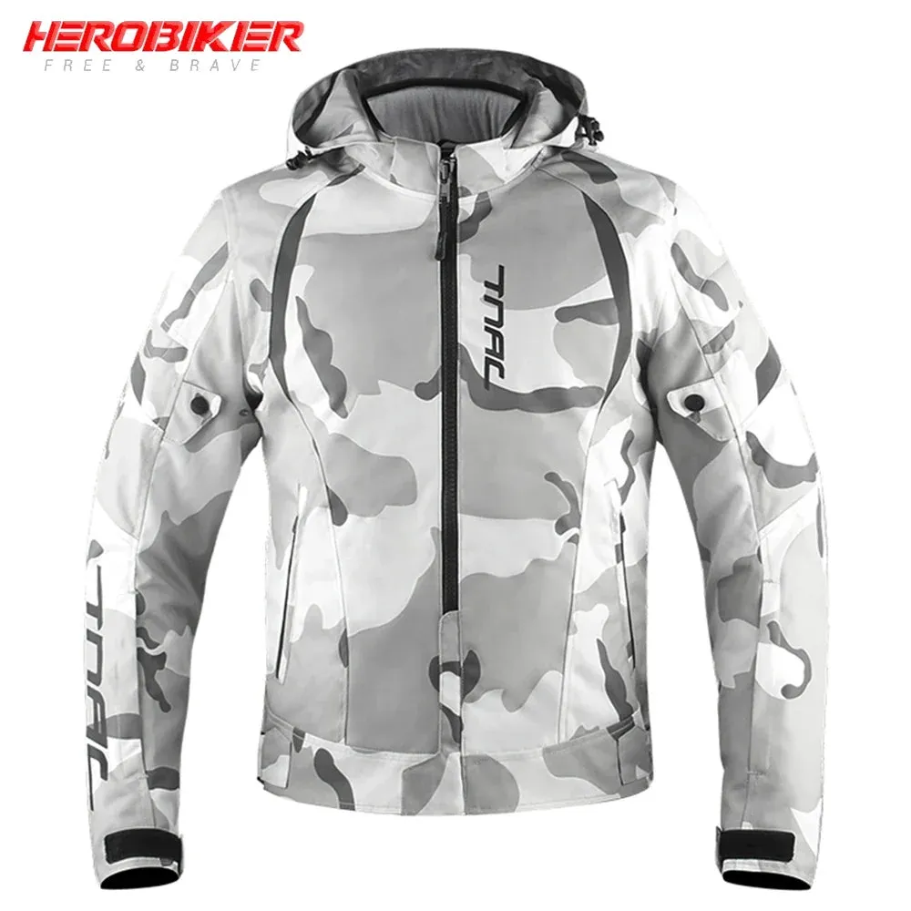 Men’s Waterproof Motorcycle Jacket – 4-Season Riding Protection