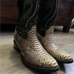 Men's Western Snakeskin Boots