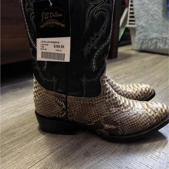 Men's Western Snakeskin Boots