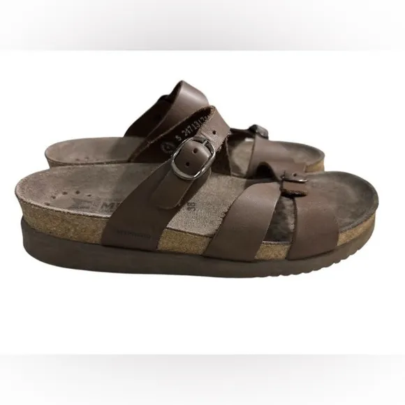 Mephisto'Hannel' Sandal Dark Brown Scratch Women’s’ Size EU 38 US 8