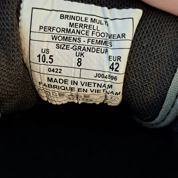 Merrell Alpine Sneaker Women's Sz 10.5 Shoes Brindle Multicolor Athletic