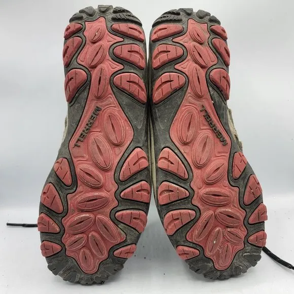 Merrell Boulder Mens 10.5 Gray Hiking Outdoor Trails Walking Shoes J036517