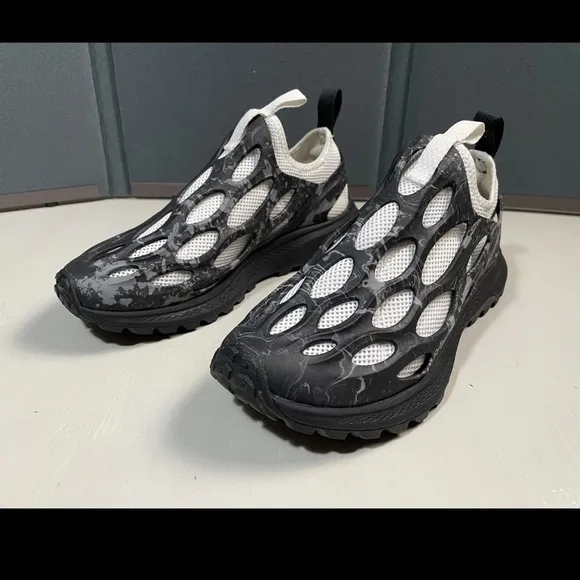 Merrell Hydro Runner Athletic Slip On Shoes Black &amp; White Women’s Size 8.5 NEW
