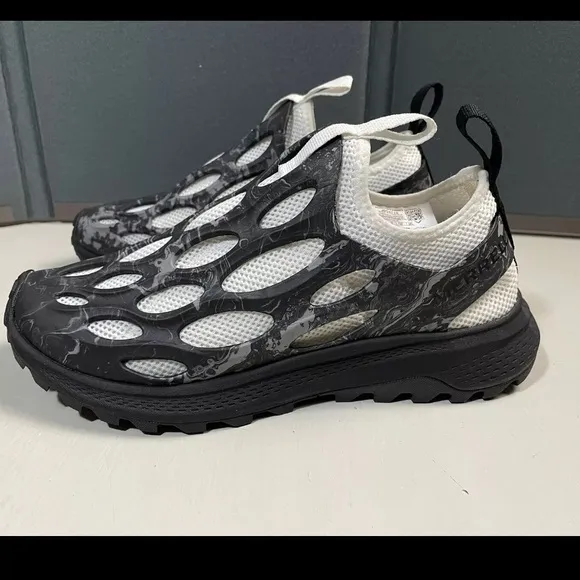 Merrell Hydro Runner Athletic Slip On Shoes Black &amp; White Women’s Size 8.5 NEW