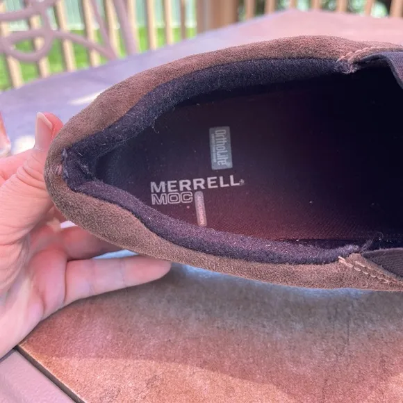 Merrell Jungle Moc Cozy Shoes Fudge Brown Size 11