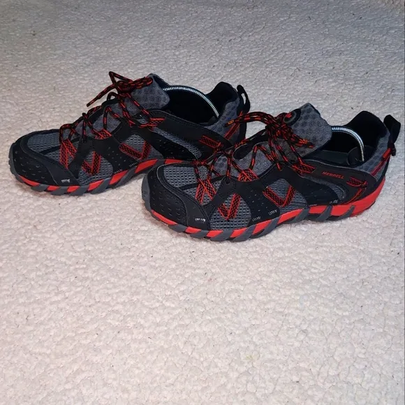 Merrell Men's Waterpro Maipo 2  Outdoor Water Hiking red and black Shoes size 8