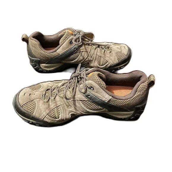 Merrell Mens Yokota Trail Ventilator Brown Hiking Camping Outdoor Shoes Sz  11.5