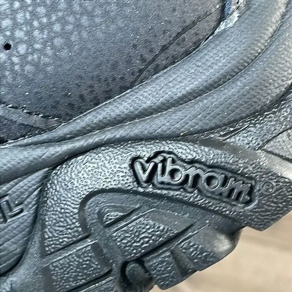 Merrell Moab 2 Tactical Black Leather Women’s Sz 9.5 Vibram Sole Low Lace Shoes