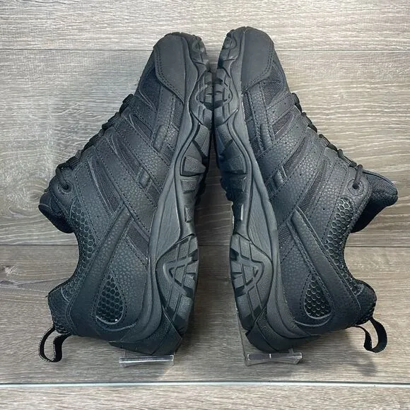 Merrell Moab 2 Tactical Black Leather Women’s Sz 9.5 Vibram Sole Low Lace Shoes
