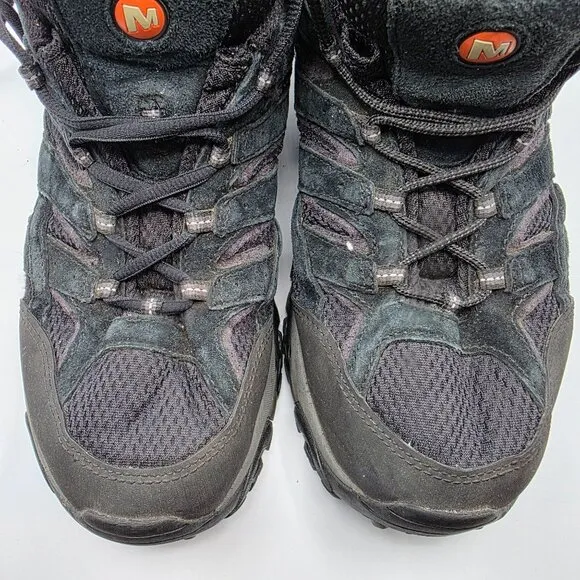 Merrell Moab 2 Vent Mens Size 12 Wide Black Night Shoes Vibram Hiking J06017W