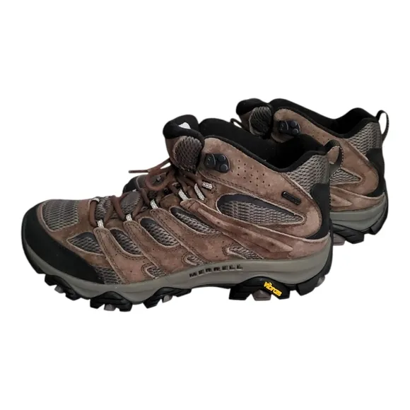 Merrell Moab 3 Mid Mens 12 M Earth Brown Waterproof Suede Leather J036757 New
