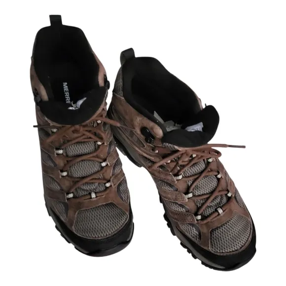 Merrell Moab 3 Mid Mens 12 M Earth Brown Waterproof Suede Leather J036757 New