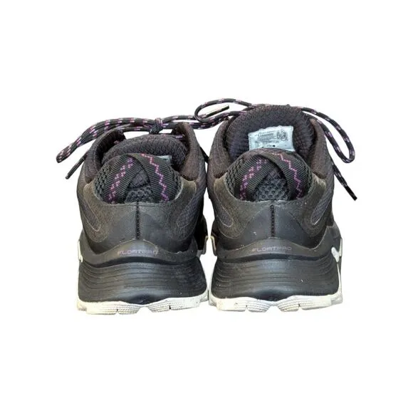 Merrell Moab Speed Hiking Shoes Womens 6.5 Wide Black Purple Gorpcore Outerwear