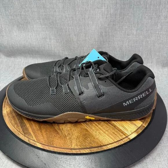 Merrell Trail Glove 6 Men's Size 15 Barefoot Minimalist Shoes Black Gum Outdoor
