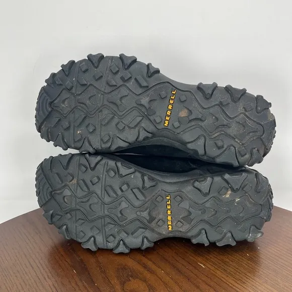 Merrell Winter Moc Shoes Women's Size 6 Black Suede Comfort Slip On Hiking 80874