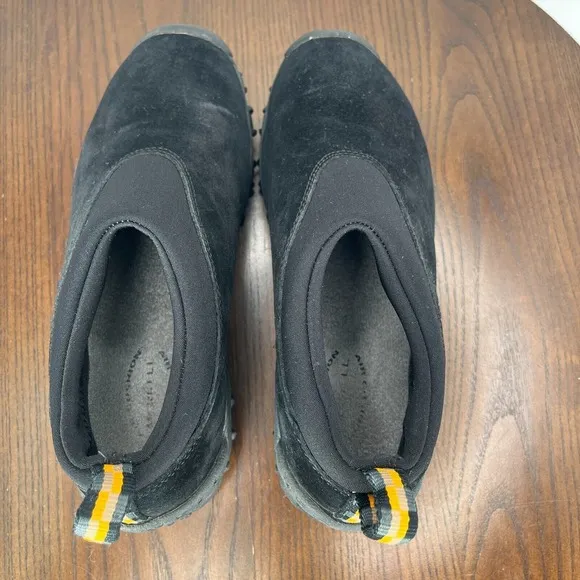 Merrell Winter Moc Shoes Women's Size 6 Black Suede Comfort Slip On Hiking 80874