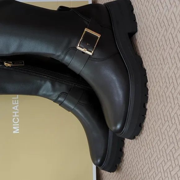 Michael Kors Easton Over the Knee Lug Boot NIB