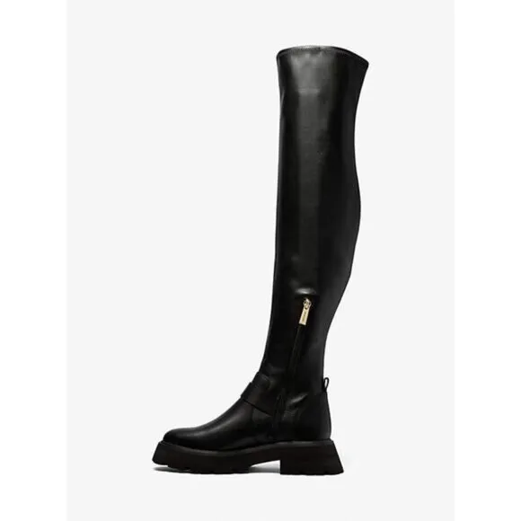 Michael Kors Easton Over the Knee Lug Boot NIB