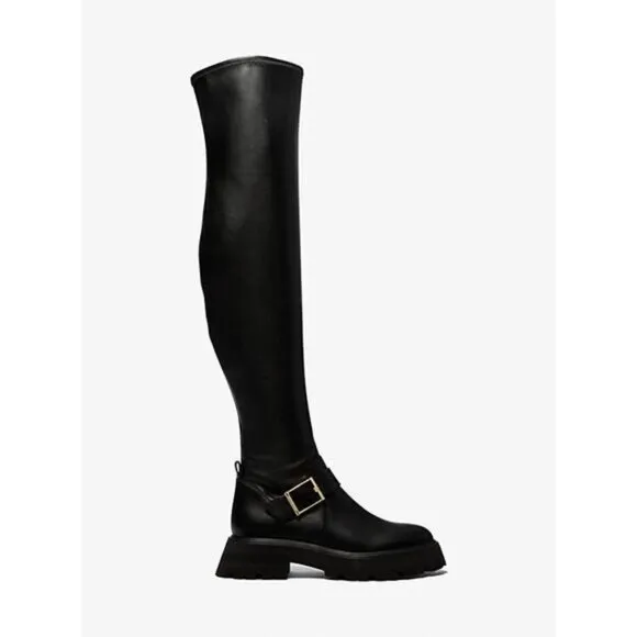 Michael Kors Easton Over the Knee Lug Boot NIB