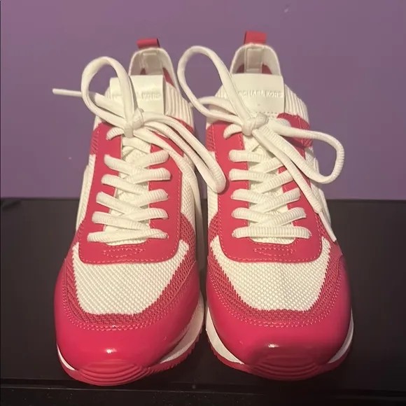 Michael Kors Jenkins Two Tone Knit Sneakers