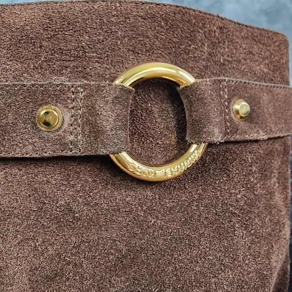 Michael Kors Suede Leather Chocolate Brown Boots | Women's 8M