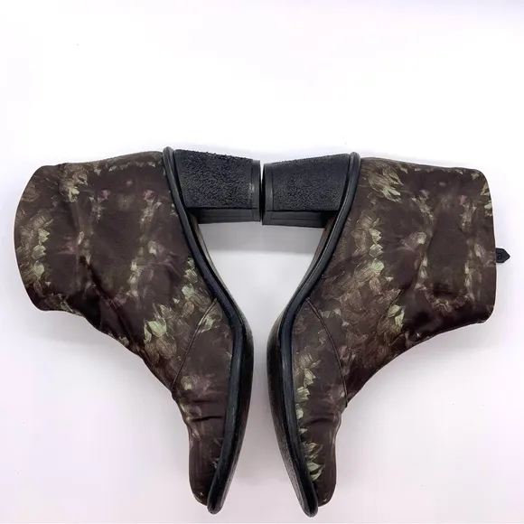 Miista Ivy Ankle Boots Floral Nylon Fabric 39 8.5