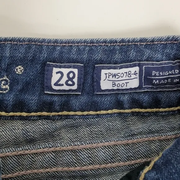 Miss Me boot cut jeans JPW5078-4 size 28